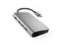 USB-C HUB SATECHI Aluminum Multiport (3x USB 3.0,1x HDMI 4K,1xLAN,1xSD) sivi (ST-TCMAM)