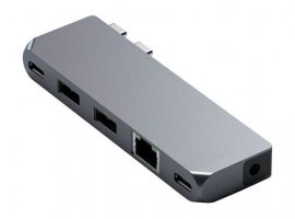  USB-C HUB SATECHI Aluminum Pro Mini (2x USB 3.0, 1x HDMI 6K,1xLAN, 1xAudio) sivi (ST-UCPHMIM)