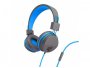 Slušalice JLAB Jbuddies Studio Kids Headphones, naglavne, 3.5mm, dječje, mikrofon, sive/plave