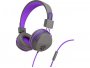 Slušalice JLAB Jbuddies Studio Kids Headphones, naglavne, 3.5mm, dječje, mikrofon, sive/ljubičaste