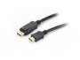 Video kabel NAVIATEC DisplayPort na HDMI kabel, 2m, crni