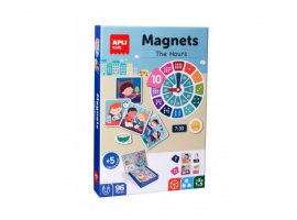  Društvena igra APLI Magnets - Sati, junior, didaktička, dob 5+