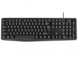  Tipkovnica GENIUS KB-117, žična, USB, crna