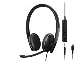  Slušalice za PC EPOS by Sennheiser ADAPT 165T USB-C II, naglavne, stereo, mikrofon (NC), crne (1000906)