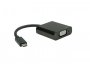 Video adapter ROLINE VALUE USB-C(m) VGA(ž), 0.15m, crni