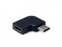 Adapter ROLINE VALUE USB-C(m) 3.2 Gen2 na USB-C(ž) 3.2 Gen2, kutni, crni