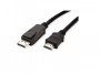 Video kabel ROLINE VALUE DisplayPort DP(m) na HDMI(m) v1.1, 2.0m, crni