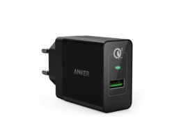  Kućni punjač ANKER PowerPort+1, QuickCharge 3.0, USB, 18W, crni