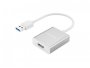 Video adapter ORICO UTH USB-A(m) 3.0 na HDMI(ž), 0.15m, srebrni