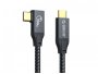 Kabel ORICO CL32-10 USB-C(m) na USB-C(m) 3.2 Gen2, 1m, 20Gbps, 100W PD, 4K, 60Hz, kutni, crni