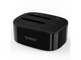  Docking stanica ORICO 6228US3-C, za 2.5" HDD/SSD i 3.5" HDD SATA, USB 3.0, dual HDD Dock Station, One Key Backup clone funkcija