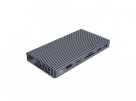  USB-C HUB ORICO CDH-9N, M.2 NVMe, 3x USB 3.1, USB Type-C, HDMI, RJ45, SD+TF, Audio