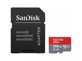  Memorijska kartica microSDXC 256 GB SANDISK Ultra, Class10 A1 UHS-I, 150 MB/s + SD adapter (SDSQUAC-256G-GN6MA)