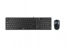  Tipkovnica + miš GENIUS SlimStar Combo 126, žični, USB