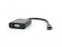 Video adapter GEMBIRD USB-C(m) na VGA(ž), 0.15m, crni