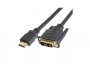 Video kabel NAVIATEC DVI(m) 18+1 na HDMI(m), 5.0m, crni