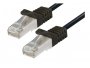 Mrežni kabel TRANSMEDIA SFTP CAT6a, 5m, crni