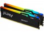 Memorija KINGSTON 32 GB (2x16 GB) DDR5, 5600 MHz, DIMM, Fury Beast RGB, CL40, XMP