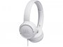 Slušalice JBL Tune 500 On-Ear, žične, naglavne, 3.5mm, sklopive, bijele (JBL500WHT)