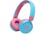 Bluetooth slušalice JBL Junior 310BT, naglavne, dječje, on-ear, mikrofon, do 85dB, plavo-roza