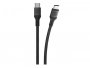 Kabel SCOSCHE Strikeline Heavy-Duty USB-C(m) na USB-C(m), 1.2m, sivi