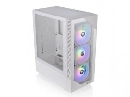  Kućište THERMALTAKE View 200 TG ARGB Snow, Mid Tower, tempered glass, 3x 120 mm ARGB Lite fan, 2x USB 3.0, bez napajanja, bijelo