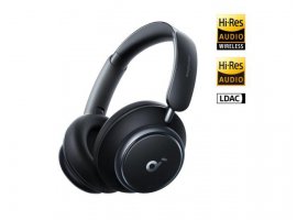  Bluetooth slušalice ANKER Soundcore Space Q45 NC, Over-Ear naglavne, ANC, BT 5.3, 50hreprodukcije, mikrofon, Hi-Res, LDAC, AUX, crne