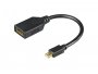 Video adapter DELTACO DisplayPort DP (m) na miniDP, 0.2m, 4K, 60Hz, crni