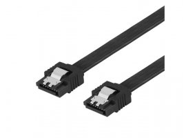 Naponski kabel DELTACO SATA 3.0, 0.3m, kutija, crni