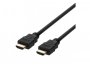 Video kabel DELTACO HDMI (m) na HDMI (m), 1m, Ultra High Speed, 8K, crni