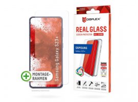  Zaštitno staklo DISPLEX Real Glass 2D za Samsung Galaxy S22+/S23+, + prozirna prozirna maskica (01779)
