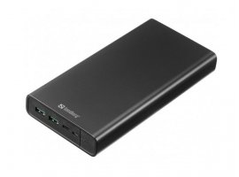 Prijenosna baterija SANDBERG Powerbank 420-63, 38400mAh, USB-C 100W PD, 2xUSB-A, crna