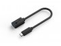 USB adapter GENIUS USB-C (m) 3.0 na USB-A (ž) 3.0, 0.2m, crni