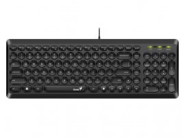 Tipkovnica GENIUS SlimStar Q200, USB, crna