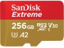 Memorijska kartica microSDXC 256 GB SANDISK Extreme for Mobile Gaming, Class10 A2 UHS-I U3 V30, 190/130 MB/s (SDSQXAV-256G-GN6GN)