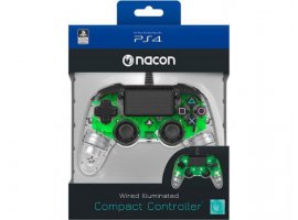 Kontroler NACON PS4, žični, prozirni, zeleni