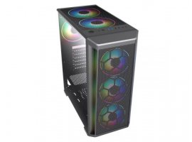  Stolno računalo HGPC Gamer Battleship 554, AMD Ryzen 5 5500, 16 GB, RX 6650 XT, SSD 1 TB NVMe, FreeDOS (R555665X16S1TND)
