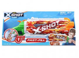  Puška na vodu X-SHOT Pump Skins Fast-Fill, dupli mlaz, 800ml, domet do 9m, 50cm, dob 5+