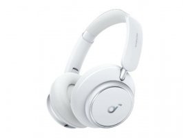  Bluetooth slušalice ANKER Soundcore Space Q45 NC, Over-Ear naglavne, ANC, BT 5.3, 50h reprodukcije, mikrofon, Hi-Res, LDAC, AUX, bijele