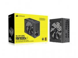  Napajanje CORSAIR RM1000x Shift, modularno, 1000 W, ATX 3.1, PCIe 5.1, 80+ Gold (CP-9020253-EU)
