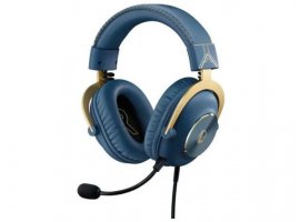  Slušalice + mikrofon LOGITECH G PRO X LOL, gaming, naglavne, žične, USB, plave (981-001106)