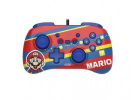  Kontroler HORI Horipad Mini Super Mario, za Nintendo Switch (OLED), žični, crveni/plavi