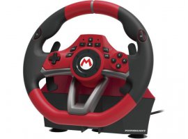  Volan HORI Mario Kart Racing Wheel Pro Deluxe, za Nintendo Switch (OLED)/PC, crni