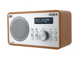  Radio prijemnik VIVAX Vox Radio DW-2, DAB+, Bluetooth, 2W, budilica, smeđi