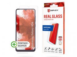  Za&scaron;titno staklo DISPLEX Real Glass 2D za Samsung Galaxy A34 5G (01816)