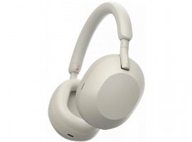  Bluetooth slušalice SONY WH-1000XM5/S, Over-Ear, naglavne, ANC, Hi-Res, DSEE, do 40h reprodukcije, 3.5mm, sive