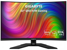  Monitor GIGABYTE KVM M32QC-EK 31.5