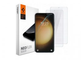  Zaštitna navlaka SPIGEN Film Neo Flex Solid, za ekran telefona, prozirna, 2 kom - Samsung Galaxy S23+