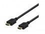 Video kabel DELTACO HDMI (m) na HDMI (m), 5m, Ultra HD (4K), 30Hz, High Speed Ethernet, pozlaćeni konektori, crni