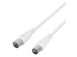 Antenski kabel DELTACO 150002, m/ž, 2m, bijeli